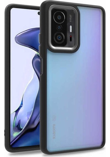 Xiaomi Mi 11T Pro 5G Kilif Kamera Korumali Mat Renkli Silikon 551649471