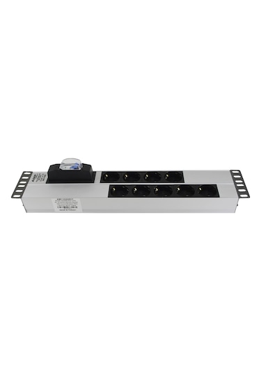 Amp Connect 9'Lu Schuko Kabinet Grup Prizi 16A Sigortalı (Pdu)