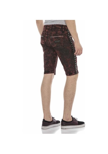 Ck207 Alaca Parlak Metalli Kot Şort 001