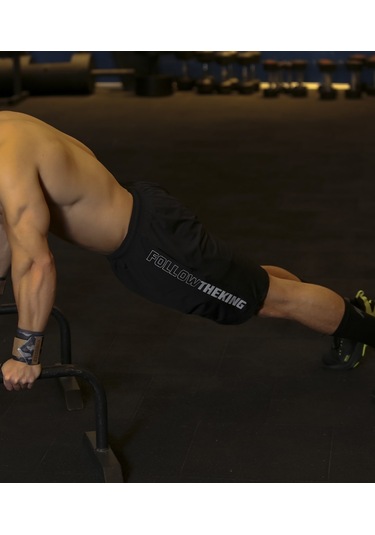 Kingsize Follow The King Stretch Şort Siyah Siyah