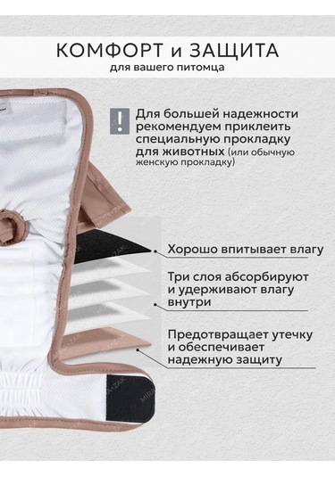 Mıra+zak Köpekler İçin Etekli Külot 379080745