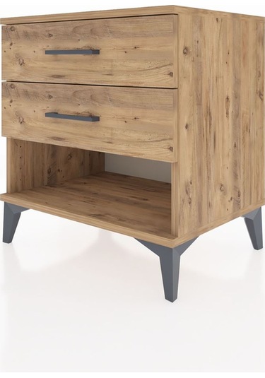 Hyperion Komodin 2 Çekmeceli 60x44x64 Çam-çam Çam