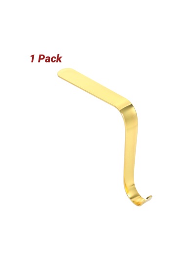 Mufunye Altın Metal Noel Çorap Tutucu - 1 Adet, 10 Lbs Yük Kapasitesi