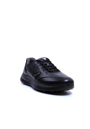 Forelli 47906-g Siyah Erkek Hakiki Deri Ayakkabı Siyah