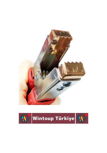 Premium Otomobil Motosiklet Kamyonet Güçlü Mekanizma Artı Eksi Büyük Boy Akü Takviye Kablo Maşası