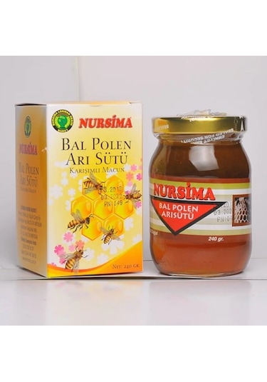 Nursima Bal Polen Arı Sütü Karışımlı Macun 240 G