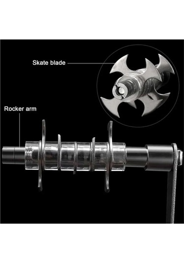 Wondernest Ve Tıraş Makinesi Koni Kırıcı Kar Jialan Gri El-krank Buz Buz Yc Gri