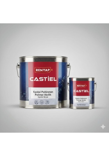 Castiel Epoksi Poliüretan Polimer Akrilik Yalıtım Zemin Boyası 18 Kg