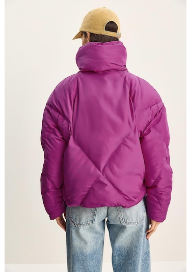Shade Kadın Oversize Şişme Mont 10191065 - Fuşya