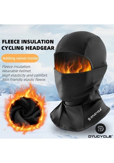 Tongdashop Siyah Universal Tam Yüz Motosiklet Kaskı Polar Astarlı Akıllı Telefon Bağlantılı