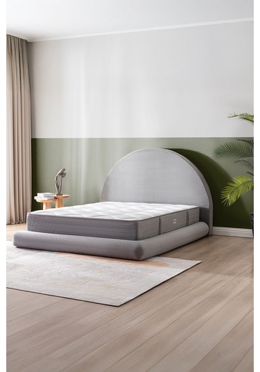 Good Night Legom Torba Yaylı Set Yatak Baza Başlık Tek Kişilik Yıkanabilir Ortopedik Gümüş
