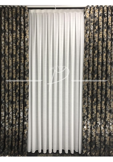 Fon Perde Salvador Desen Jakarlı Saten Fonluk