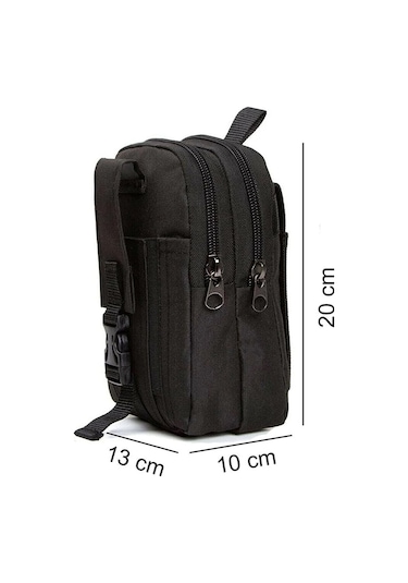 Newish Polo Taktik Bel Ve Kemer Çantası-np850 Siyah