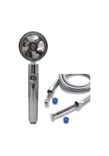 Qianfan Su Tasarruflu 360 Derece Dönebilen Turbo Pervaneli Siyah