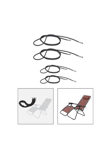 Trendooze Homyl Katlanır Sandalye Bungee Kordonu, Siyah, Yerçekimi Etkisiyle Keyif Siyah