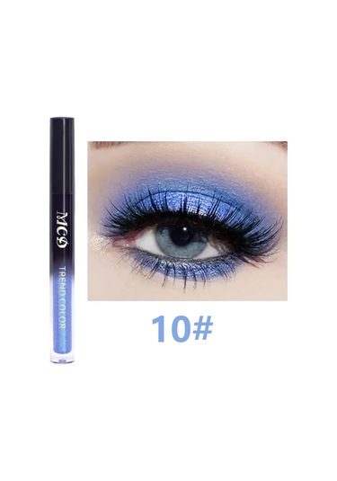 13 Gölgeli Suya Dayanıklı Likit Göz Farı Paleti - Göz Alıcı Görünümler İçin 10 Dark Topaz