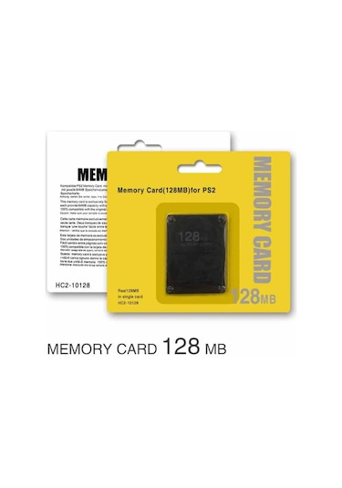 Ps2 Memory Card 128Mb Ps2 Hafıza Kartı Playstation 2 Memory Card