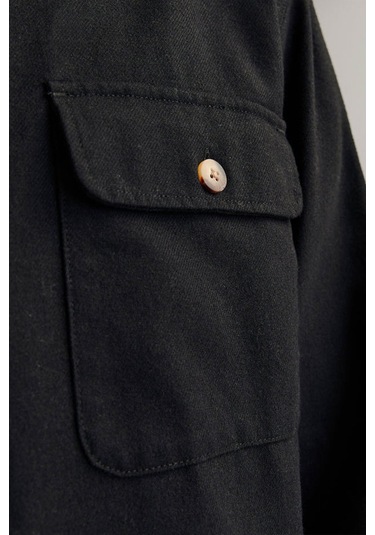 Jack & Jones Cepli Erkek Gömlek Siyah