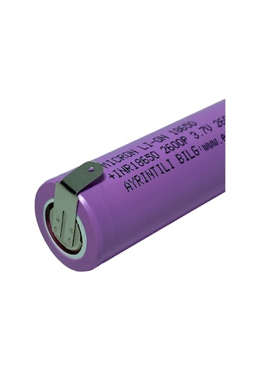 Lityum 18650 3.7V (Volt) 2600 MaH(Amper) 5C Lityum Şarj edilebili