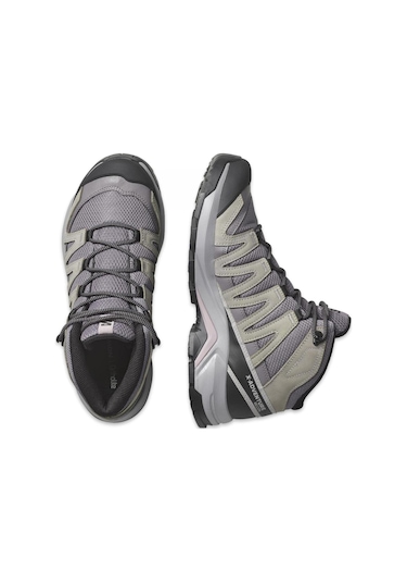 Salomon 477534 X-adventure Recon Mid Gore Tex Outdoor Gri-yeşil Kadın Bot Gri-yeşil