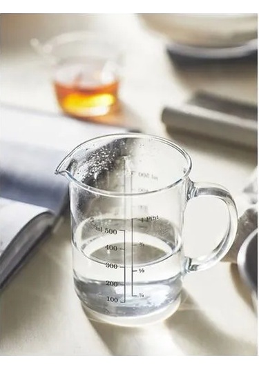 Sumuhome Vardagen Beher Ölçek Cam 0.5lt Şeffaf