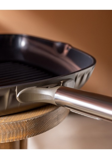 Madame Coco Freya Izgara Tavası - Kahverengi - 16 CM