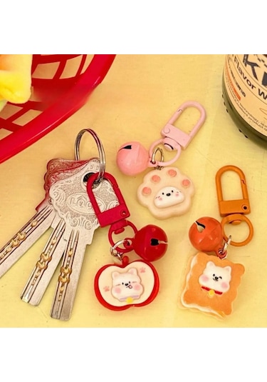Mucit Home 2 Adet Figürlü Fermuar Süsü Çanta Süsü Anahtarlık