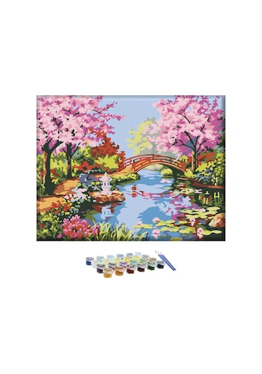 Sayılarla Boyama Seti - Japon Bahçesi