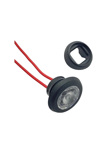 Frıstom 12v-24v Göz-ayna Altı-gündüz Sürüş Lambası Led Kırmızı Çap:20 Mm E9