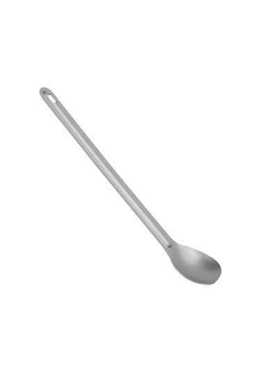 Kangvka Titanium Çelik Uzun Sap Kaşık - Taşra Kampı İçin Hafif, Dayanıklı Ve Sağlıklı Mutfak Gereci Diğer