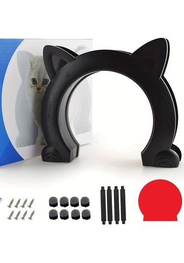 Willowhaven Beyaz Ekstra Büyük Xl Kedi Kapısı Kolay Kurulum 4 Yönlü Kilit