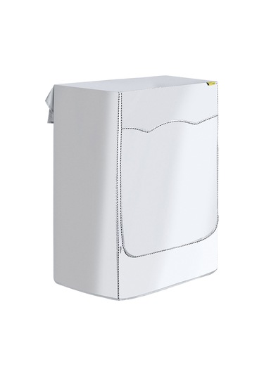 Tenfowee S Boyutu Ön Açık Drum Makine Kılıfı - Gümüş Kaplama Poliester, Su Ve Güneş Korumalı, Reçine Tasarımı Diğer