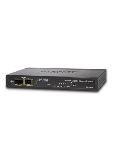 Planet Pl Gsd 1002M 8 Port 10/100/1000 2 Port 100/1000X Sfp Yönet