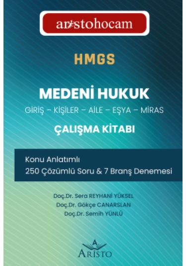 Aristohocam Hmgs - Medeni Hukuk Çalışma Kitabı