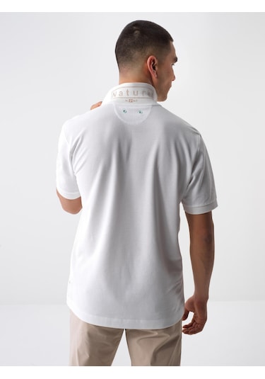 Xint Beyaz Pamuk Dokulu Regular Fit Tişört 502267 Xint Beyaz Pamuk Dokulu Regular Fit Tişört 502267