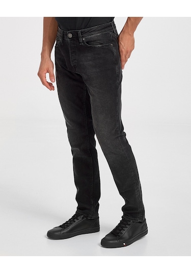 Jack&jones 12120370 Tım Slim Fit Blue Denim Siyah