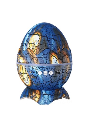 Wezone Mavi Dinozor Yumurtası Galaksi Projektörü - Odalara Evren Işıları, Rahatlatıcı Beyaz Gürültü Ve Bluetooth Hoparlör İle Uyku Arkadaşı