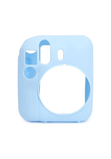 Instax Mini 12 Makine Uyumlu Mavi Koruyucu Silikon Kılıf