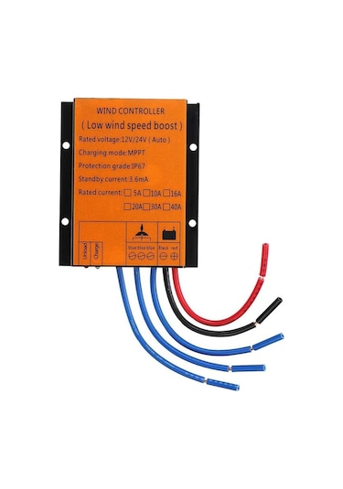 300w 12v Rüzgar Türbini + Şarz Kontrol Cihazı