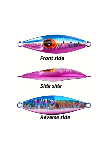 Fochsia 100g 8 Adet Yavaş Sarkan Yem Seti Levrek Yayın Yüksek Yoğunluk Kurşun Yem Deniz Tekne Balıkçılığı İçin