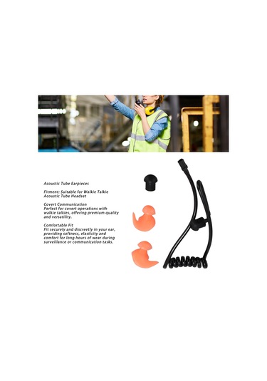 Turuncu Akustik Tüplü Kulaklık Yedek Parçası Huiliang