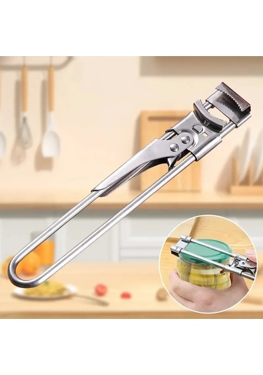 Liangmei Ayarlanabilir Çok Fonksiyonlu Şişe Açacağı Paslanmaz Ahşap