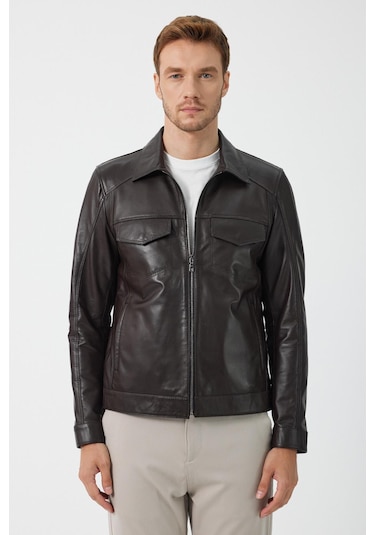 Foley Kahverengi Deri Mont 001