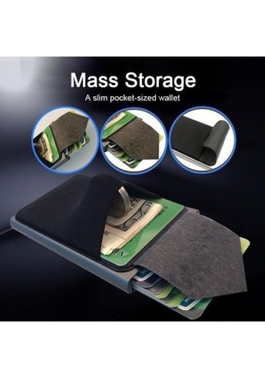 Trendooze Linjinxu Rfıd Metal Kart Kılıfı, Kredi Kartı Tutucu, Yeşil Diğer