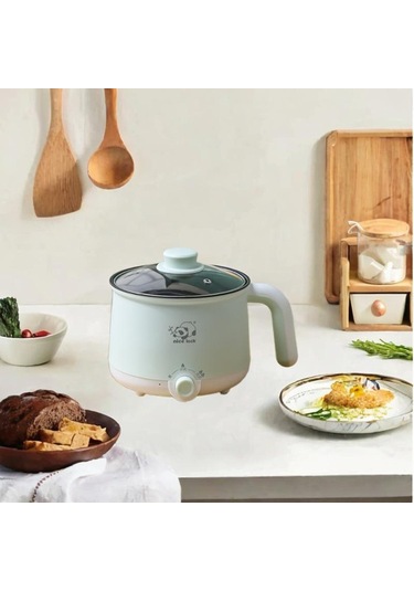 Homyl Mini Sıcak Tencere Yapışmaz Erişte Pişirici Vapursuz