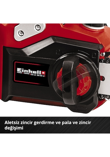 Einhell GE-LC 36/35 Li-Solo Akülü Ağaç Kesme Makinesi - 4501780