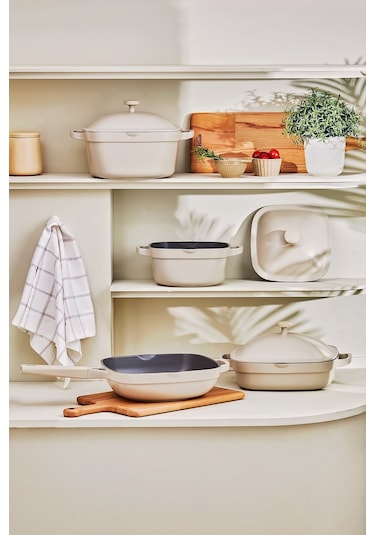 Emsan White Stone 7 Parça Tencere Seti