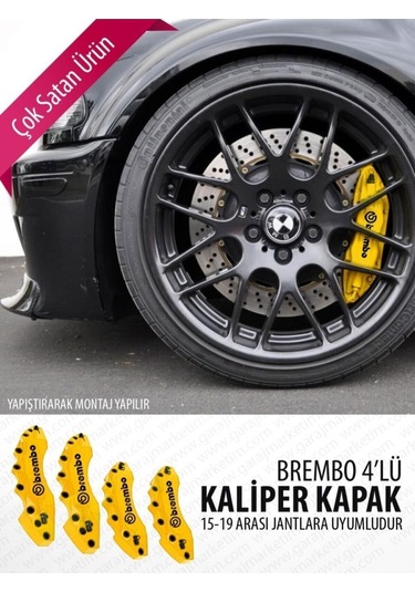 Brembo Kaliper Kapak Sarı 4 Adet