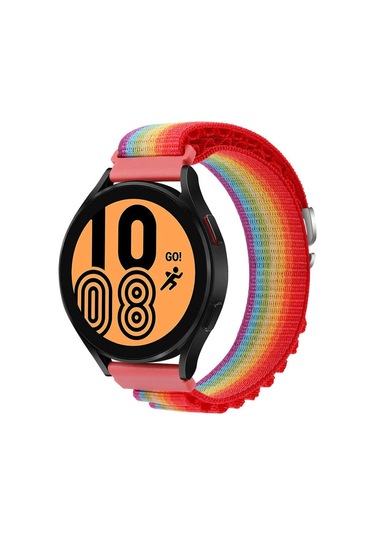 Watch 20mm Kr410 Kumaş Kordon - Gökkuşağı 1 Diğer