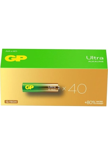 Gp 15au R6 Ultra Alkalin Kalem Aa 40 Lı Paket